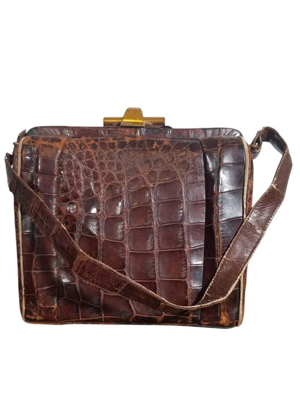 Lizard & Alligator Purses 40s-50s For Display, Costumes, or Use w/Strap Repair